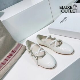 Die Criss-Cross Babies Ballerina aus Lack-Kalbsleder