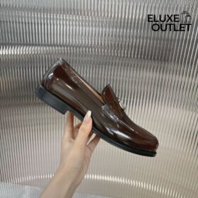 Loafer aus glattem Leder