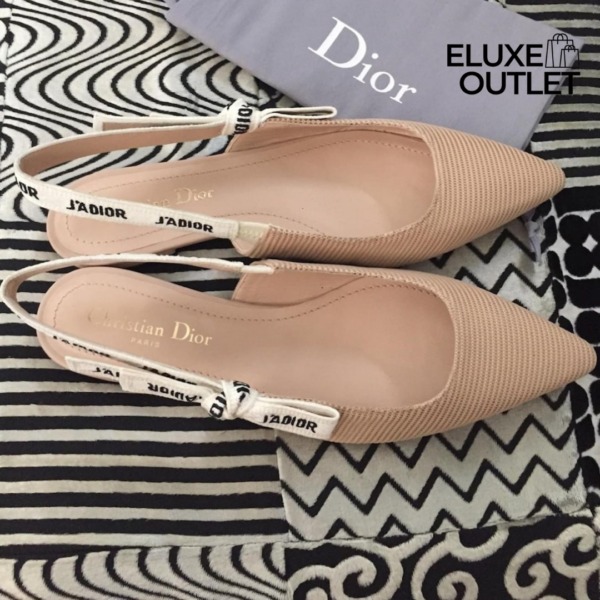 Slingback Flat Beige