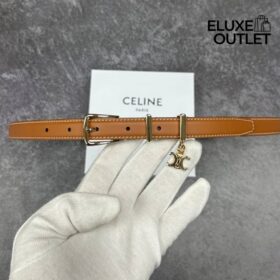 Elegant Charm Gürtel aus natürlichem Kalbsleder 1.8cm