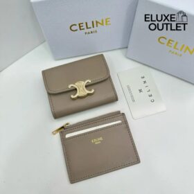 Kompakte Brieftasche mit Münzfach Triomphe 10cm