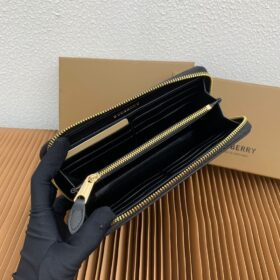 Check Zip Geldbörse 19cm