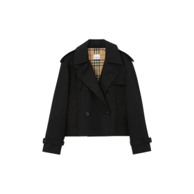 Trenchjacke Schwarz