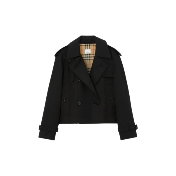 Trenchjacke Schwarz