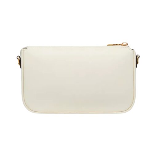 Kalbsleder Crossbody Ivory 20.5cm - Afbeelding 2