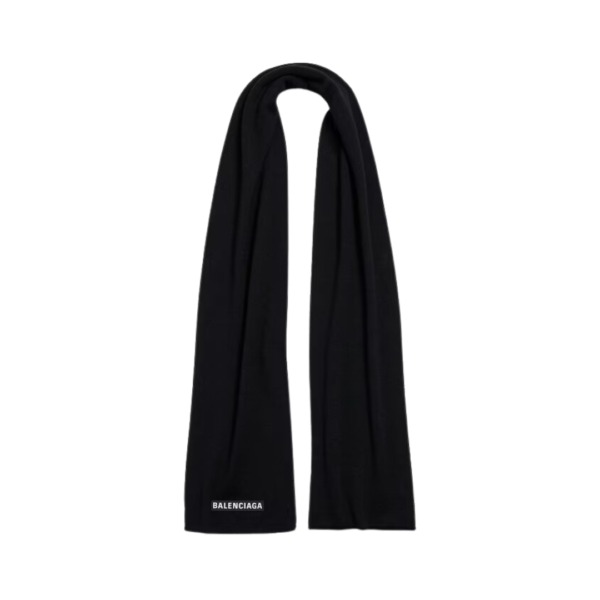 Patch-Schal Schwarz