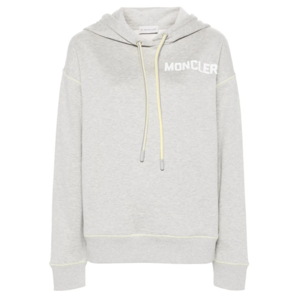 Bestickter Baumwoll-Hoodie