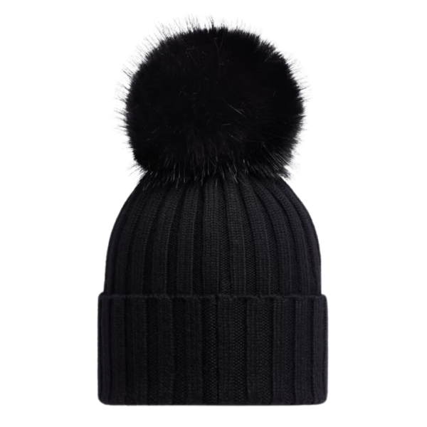 Wollmütze mit Pompon