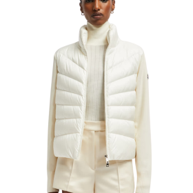 Gepolsterter Woll-Cardigan