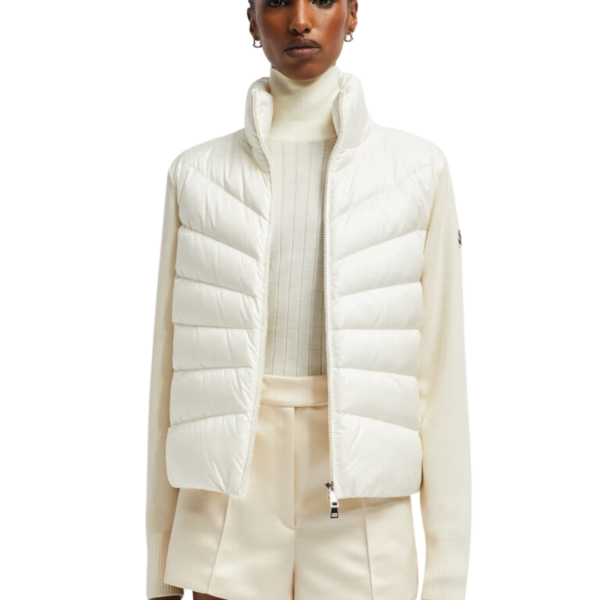 Gepolsterter Woll-Cardigan