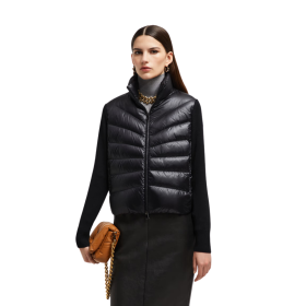 Gepolsterter Wollcardigan