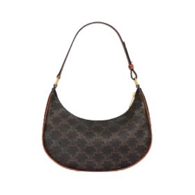 Triomphe Canvas und Kalbsleder in Tan 24.5cm