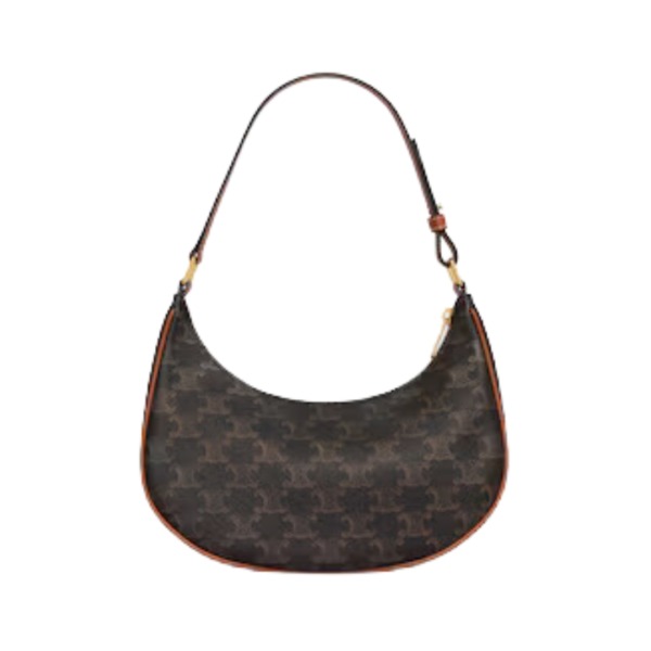 Triomphe Canvas und Kalbsleder in Tan 24.5cm