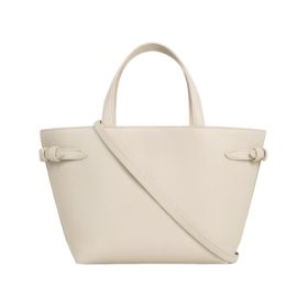 TRIOMPHE aus strukturiertem Kalbsleder in Pale Beige 20cm