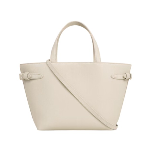TRIOMPHE aus strukturiertem Kalbsleder in Pale Beige 20cm