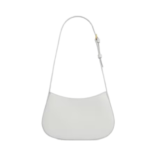 Tasche aus glänzendem Kalbsleder in Jade 22cm