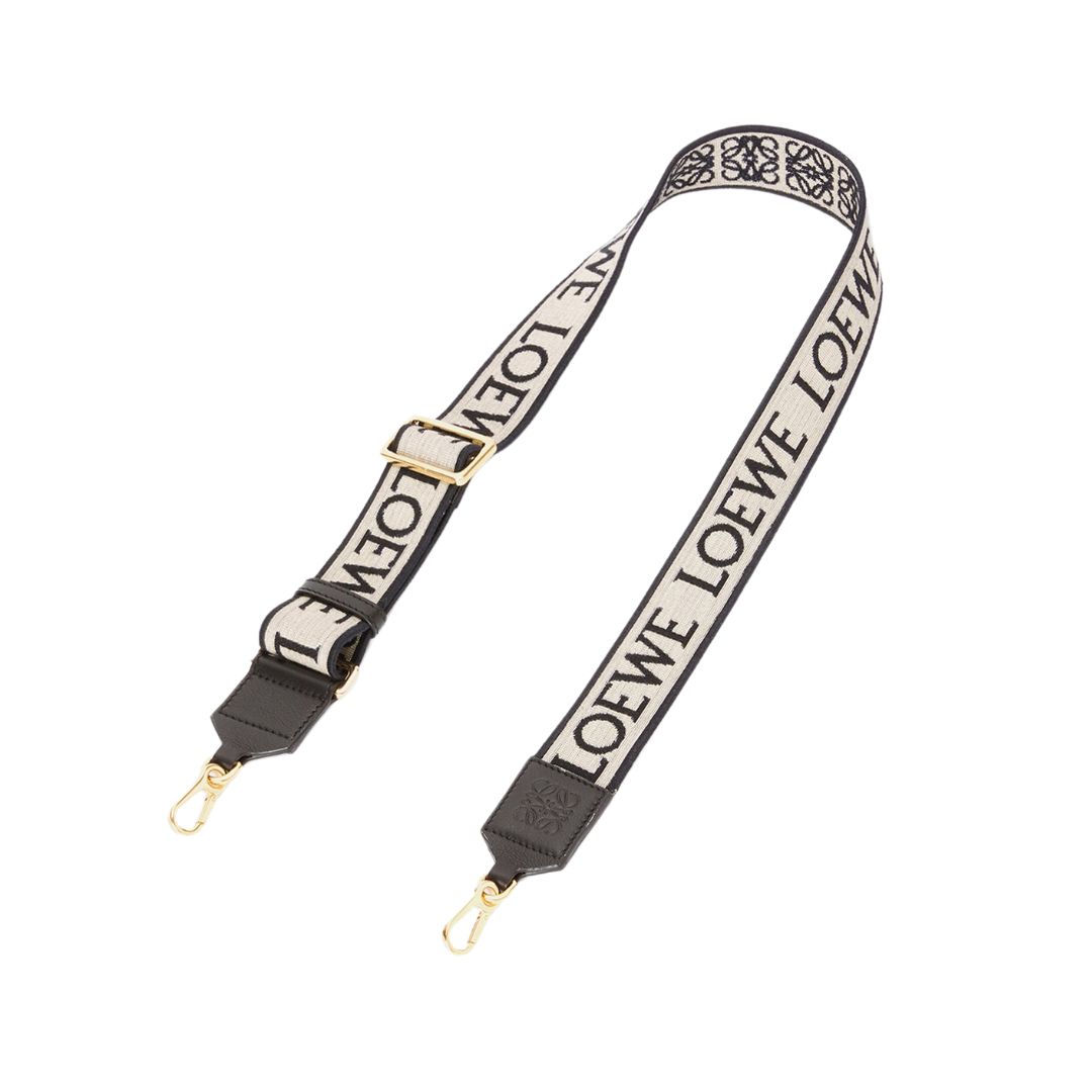 Anagram-Armband aus Jacquard und Kalbsleder