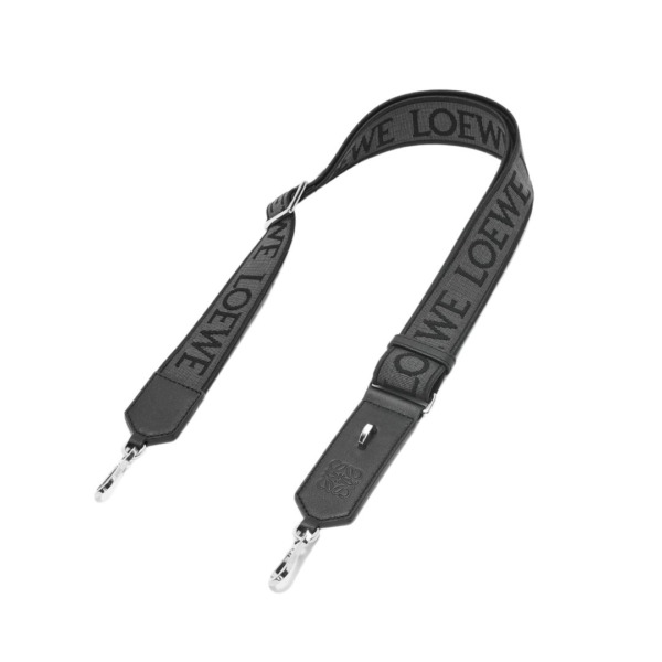 Anagram-Armband aus Jacquard und Kalbsleder