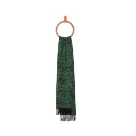 Anagram-Schal aus Alpaka und Wolle 38cm