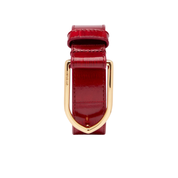 Gürtel mit geflochtener Signatur-Schnalle 3.5cm