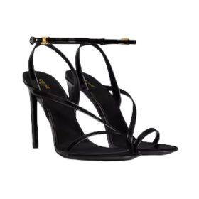 Ava Triomphe Stiletto-Sandalette in Patentkalbsleder