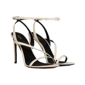 Ava Triomphe Stiletto-Sandal in Patentkalbsleder