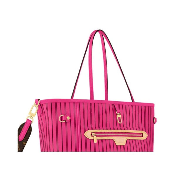 Bandoulière Inside Out MM Tote-Tasche in Rosa 31cm