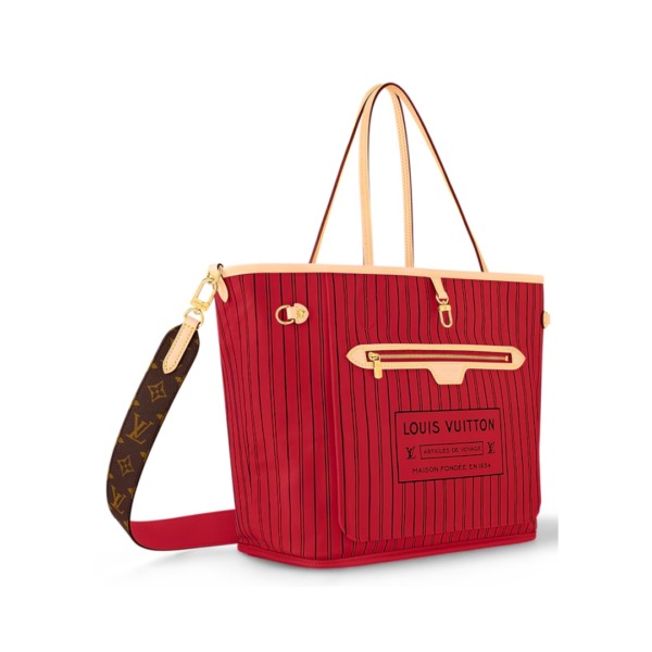 Bandoulière Inside Out MM Tote-Tasche in Rouge Sari 31cm