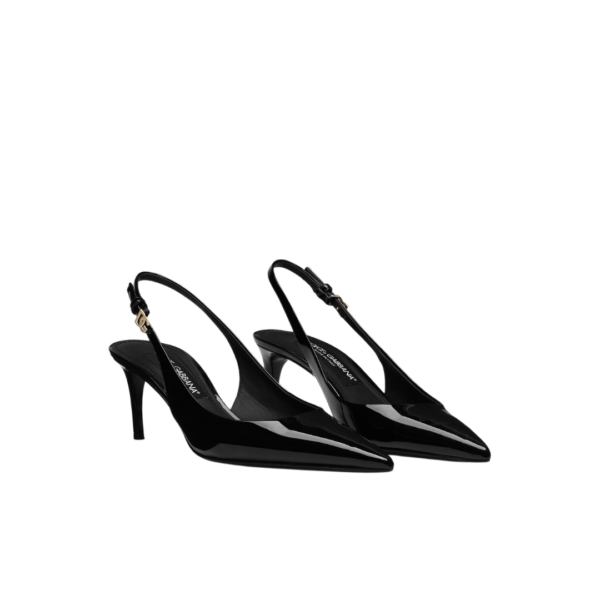 Lackleder Slingbacks 6cm