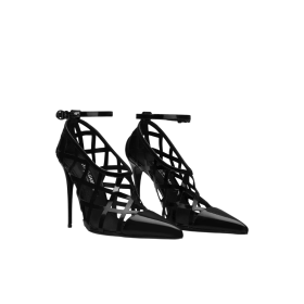 Poliertes Kalbsleder Pumps 10.5cm