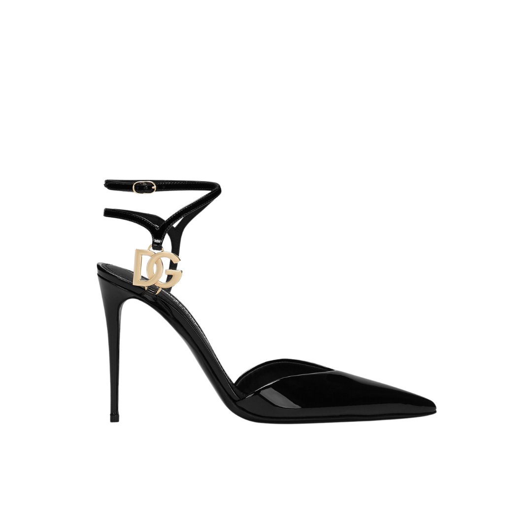 Lackleder Slingbacks 10.5cm