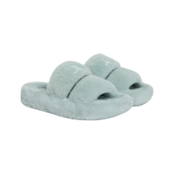 Fur Slides Triomphe aus Schafffell