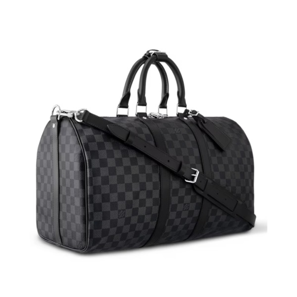 Keepall Damier Graphite Canvas Schultergurt 45cm