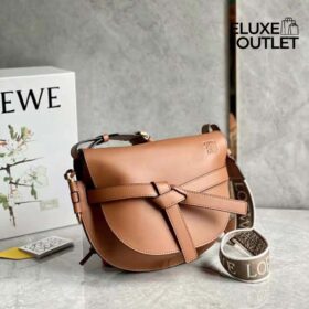Kleine Gate Dual Tasche Tan 19cm