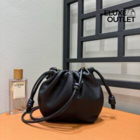 Mini Flamenco Tasche Schwarz 17cm