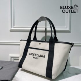 Biarritz Tote Beige Canvas 30 cm