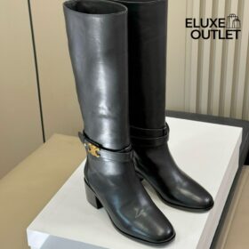 Garance Triomphe Strap High Boot in Kalbsleder