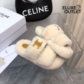 Fur Slides Triomphe aus Schafffell
