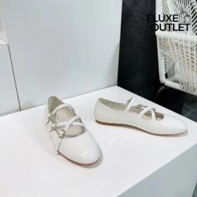 Die Criss-Cross Babies Ballerina aus Lack-Kalbsleder