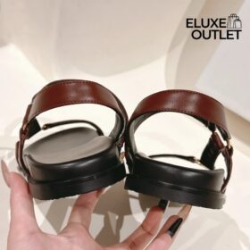 MAUD SANDAL WITH TRIOMPHE IN CALFSKIN