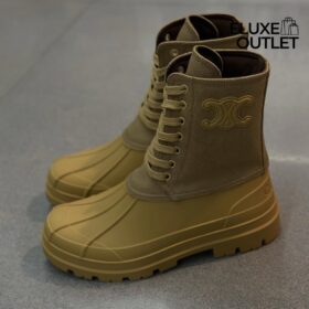 CELINE RILEY SCHNÜRSTIEFEL AUS CANVAS