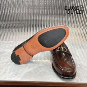 Loafer aus glattem Leder