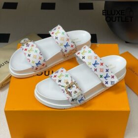 TM Bom Dia Flat Comfort Mule Blanc