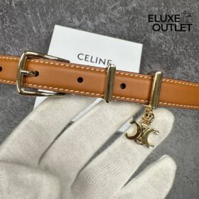 Elegant Charm Gürtel aus natürlichem Kalbsleder 1.8cm