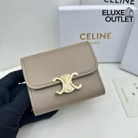Kompakte Brieftasche mit Münzfach Triomphe 10cm