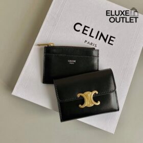Kompakte Brieftasche mit Münzfach Triomphe 10cm
