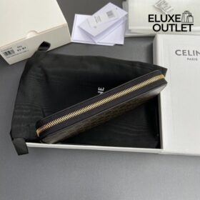 Große Reißverschluss-Brieftasche 19cm