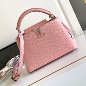 Capucines Strauß Rosa/Silber 31 cm