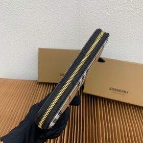 Check Zip Geldbörse 19cm