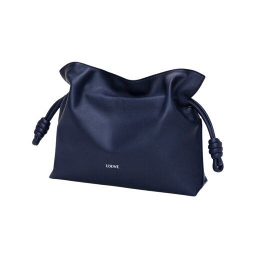 Clutch aus Nappa-Kalbsleder Abgründiges Blau 24.5cm - Afbeelding 3